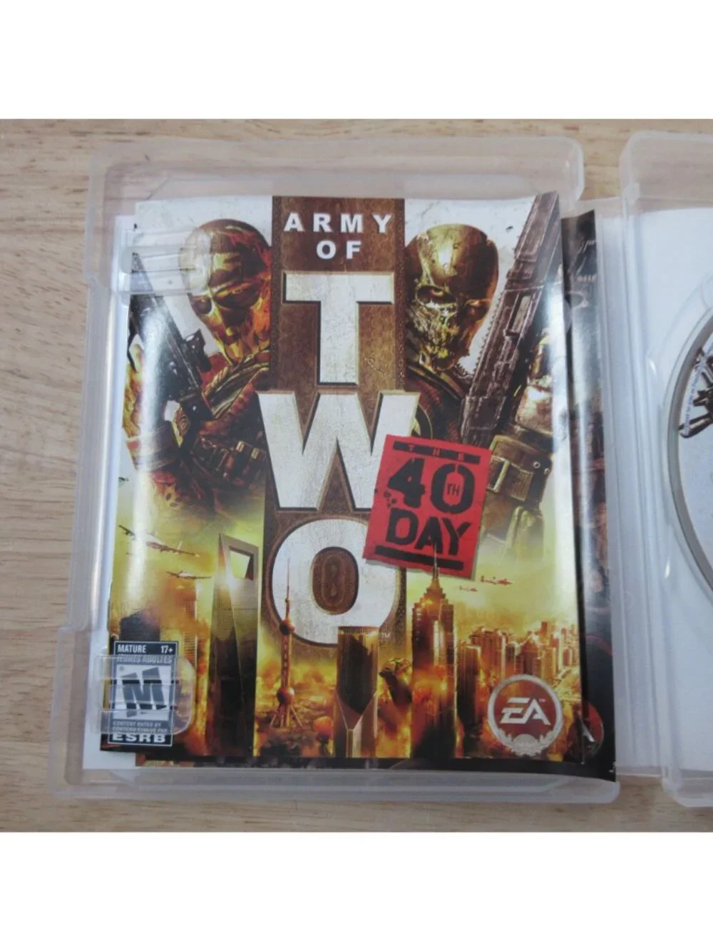 Army of Two: The 40th Day Sony PlayStation 3 PS3 - with manual